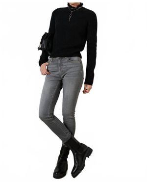 Ba&sh Aimie Slim-Fit Jeans - Black