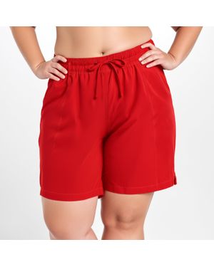 Calypsa Plus 7" Board Shorts - Red