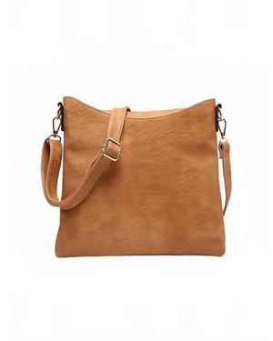 Jen & Co. Emma Vegan Crossbody Bag - Brown