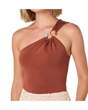 Astr Ania Sweater Top - Red
