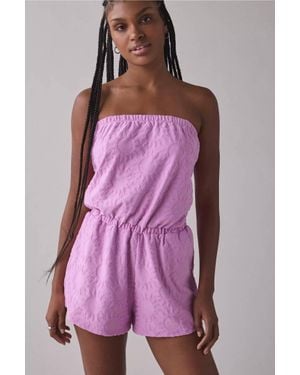 Roxy Special Feeling Terry Romper - Purple