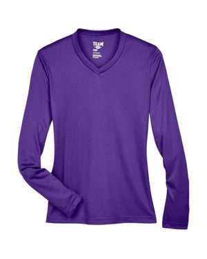 Team 365 Zone Performance Long Sleeve T-Shirt - Purple