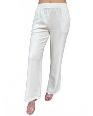 B.Young Linen Blend Pants - Gray