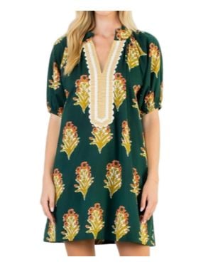 Thml Virginia Mini Dress - Green
