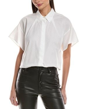Rag & Bone Maura Poplin Shirt - White