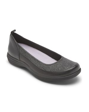 Aravon Quinn Curved Slip-on - Narrow - Gray