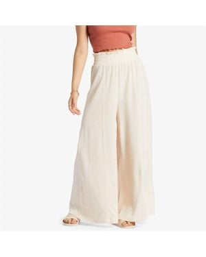 Roxy Jetsetter Wide Leg Pant - Natural