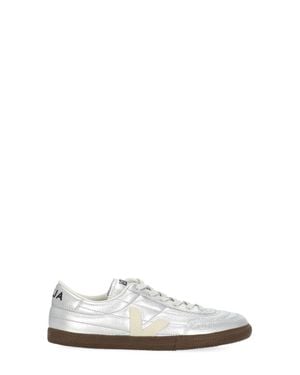 Veja Leather Sneakers - White