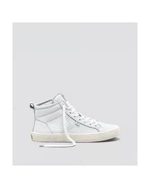 CARIUMA Oca High Sneakers Leather Lifestyle Shoes Hawk671 - White