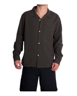 KNICKERBOCKER Fulton Seersucker Shirt - Black