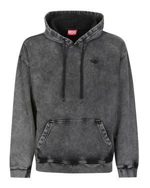 DIESEL S-Boxt Den Panel Hoodie - Gray