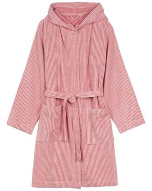 Marimekko Ilta Hooded Bathrobe - Pink