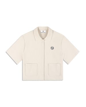 Sergio Tacchini Mia Cropped Shirt - Natural
