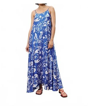 FRNCH Isys Homard Maxi Dress - Blue