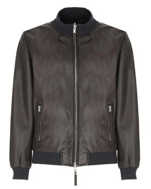 The Jack Leathers Dennis Reversible Leather Jacket - Black