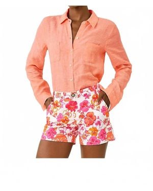 Lilly Pulitzer Callahan Mid Rise Short - Red