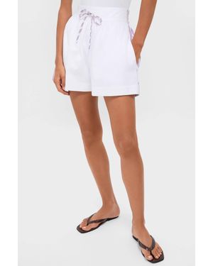 De Loreta Pachuca Drawstring Shorts - White