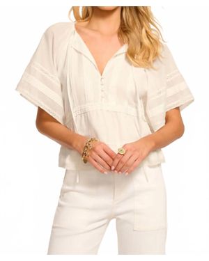 Ramy Brook Sherry Cotton Voile Blouse - White