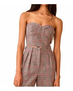 Hunter Bell Scottie Strapless Top - Purple