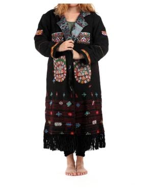 StandAwt Merino Wool Coat - Black