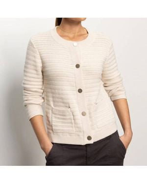 Sanctuary Pointelle Knitted Jacket - Natural