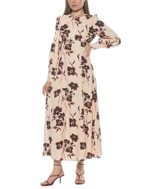 Alexia Admor Yesenia A-Line Dress - Brown