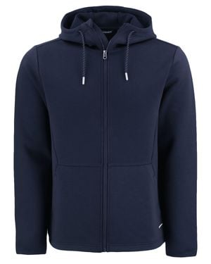 Cutter & Buck Roam Epic Comfort Recycled Full Zip Hooded Jacket - Blue