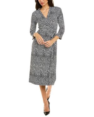 Hale Bob Midi Dress With Mask - Gray