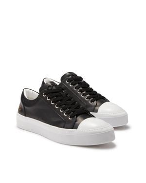 ON THIS DAY Leather Low-Top Sneaker - Black