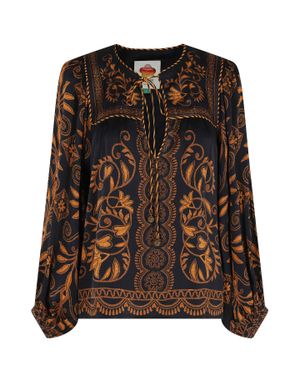 FARM Rio Cornely Ainika Blouse Tops - Brown
