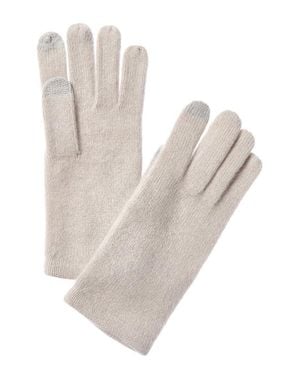 Sofiacashmere Touch Screen Cashmere Glove - Natural