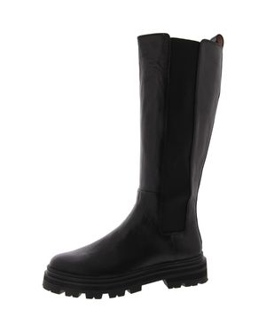 Madewell Leather Padded Insole Knee-High Boots - Black