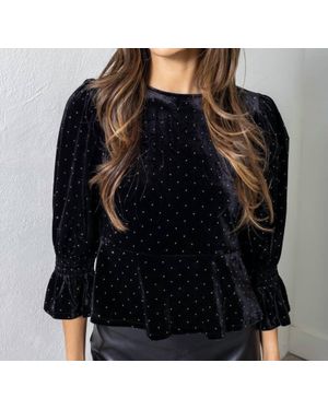 dRa Los Angeles Kali Top Blouse - Black