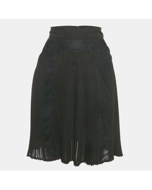 Roberto Cavalli Pleated Short Dress - Green