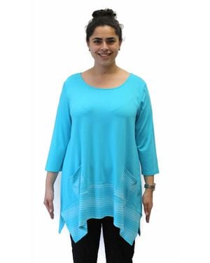 Chalet Et Ceci Amy Bamboo Pocket Top - Blue
