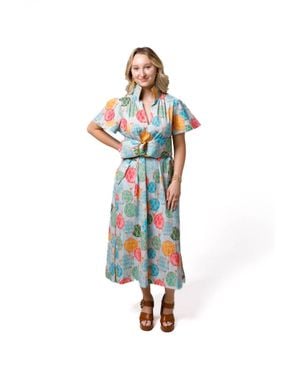 Holly Shae Design Gretchen Buoyant Buoys Dress - White