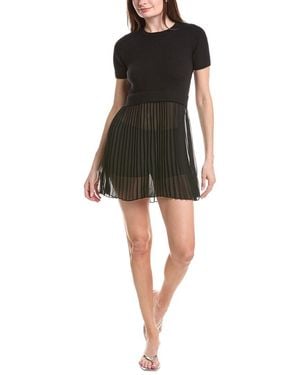 GUIZIO 2Pc Evie Mini Dress & Short Set - Black