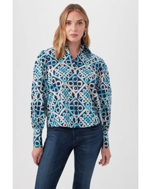 Trina Turk Costa Top - Blue