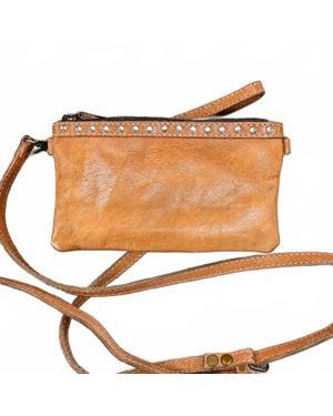 Spaghetti Western Never Mind Leather Wallet - Brown