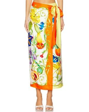 ALÉMAIS Flores Sarong Skirt - Yellow