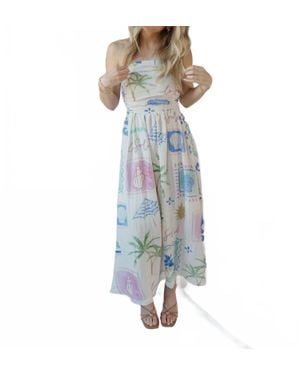 By Together Marli Vacay Midi Dress - Blue