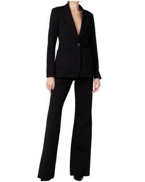 Toccin Gaia Ponte Flare Pants - Black