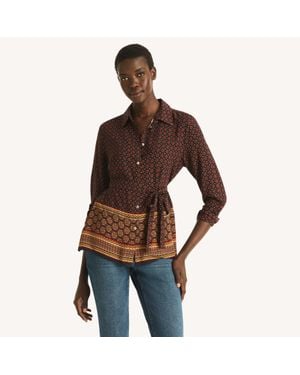 Nautica Printed Tunic - Brown