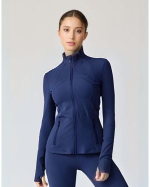 AVA Active Hera Zip Up Jacket - Blue