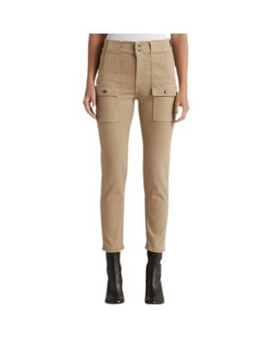 Edwin Rylee High Rise Cargo Pants - Natural