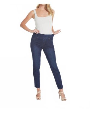 Slimsation By Multiples Pull On Jeans - Blue