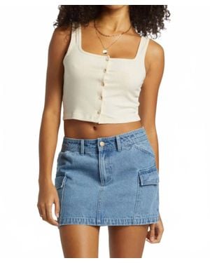 Billabong Hilary Cargo Skirt - Blue