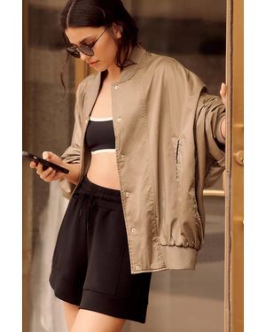 Varley Atrium High-Rise Shorts - Brown