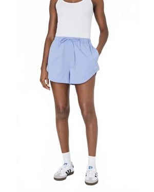 French Connection Alexis Cotton Drawstring Short - Blue
