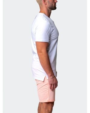 Maceoo Shorts Sunpeach - White